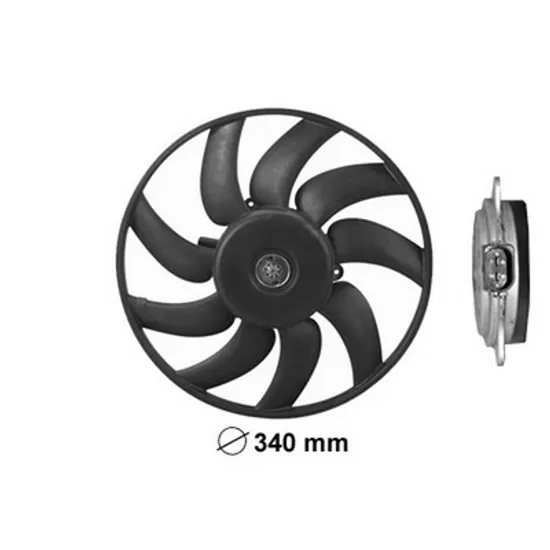 Ventilator Motor AUDI A4 B8 2007->2015 Electroventilator motor (35 cm) benzina/diesel Perioada 2007 2008 2009 2010 2011 2012 2013 2014 2015