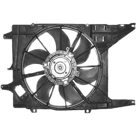 Ventilator motor DACIA LOGAN MCV 1 2007->2013 1.6 Bifuel 62KW 84CP , pentru motor K7M 718 perioada 2010 2011 2012 2013 2014 2015