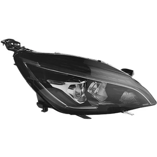 Far dreapta PEUGEOT 308 2 2013->2021 perioada 2013 2014 2015 2016 2017 2018 2019 2020 2021 de la an de fabricatie 06/2017, cu motor reglaj, cu reglaj electric, cu semnalizator LED, cu bec H7/H7