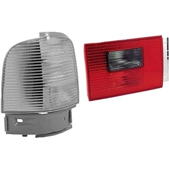 Lampa stop spate stanga VW SHARAN 1995->2010 perioada 1995 1996 1997 1998 1999 2000 2001 2002 2003 2004 2005 2006 2007 2008 2009 2010 de la an de fabricatie 04/2000, pana la an de fabricatie 10/2003, gri fumuriu, cu lumini de mers inapoi, interior