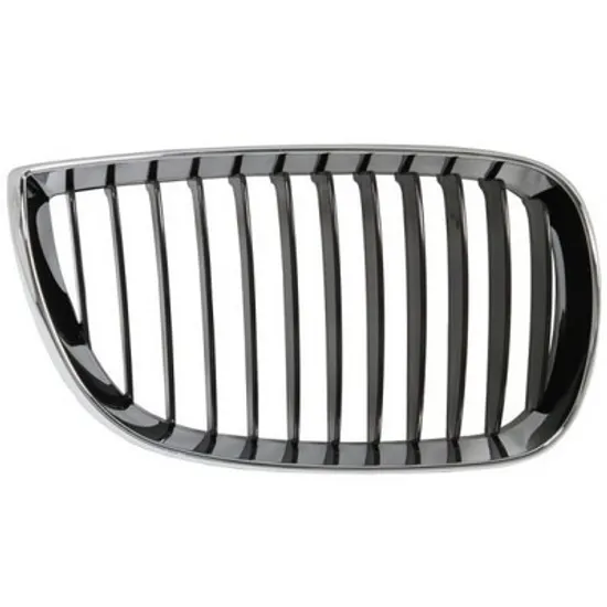 Grila Radiator BMW 1 E81 2006->2011 Grila radiator dreapta, negru/crom (E87 09.04-04.07) Perioada 2004 2005 2006 2007