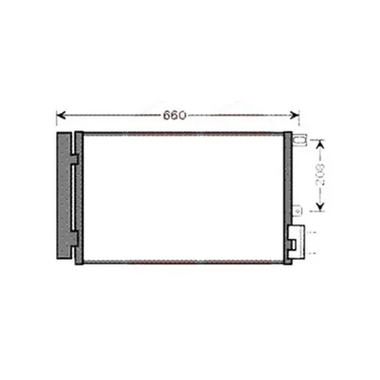 Radiator aer conditionat AUDI A7 Sportback 4GA; 4GF 2010->2018 3.0 TDI quattro 200KW 272CP , pentru motor CRTD perioada 2014 2015,2016,2017 2018