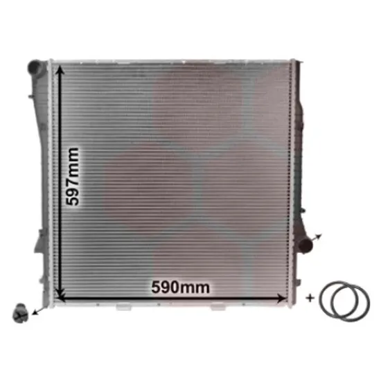 Radiator apa BMW X5 E53 2000->2006 4.4 i 235KW 320CP , pentru motor N62 B44 A perioada 2003 2004,2005 2006