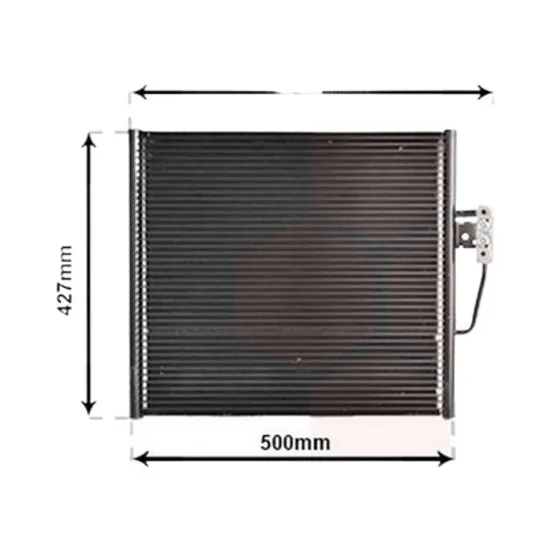 Radiator aer conditionat BMW 4 Coupe F32; F82 2013-> 428 i xDrive 180KW 245CP , pentru motor N20 B20 A, N26 B20 A perioada 2013 2014,2015 2016