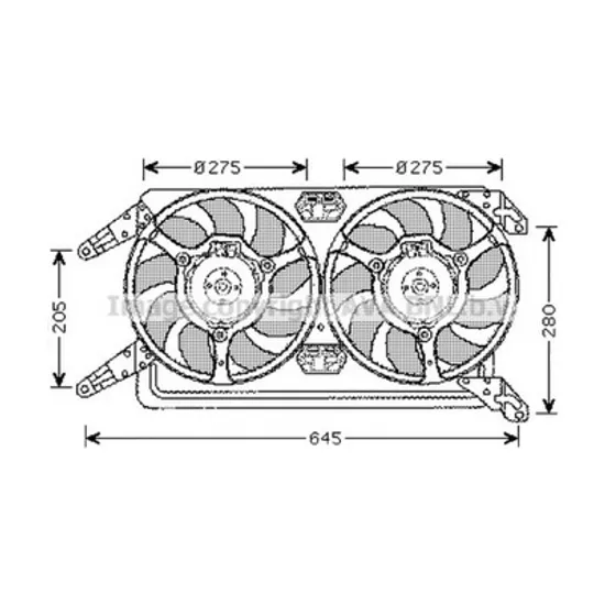 Ventilator motor ALFA ROMEO 156 1997->2005 pentru 1.9 JTD , perioada 1997 1998 1999 2000 2001