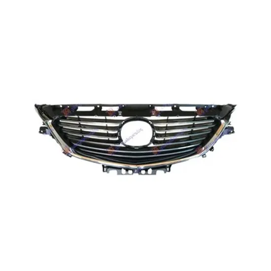 Grila Radiator MAZDA 6 GJ 2012-> Grila radiator complet cu bandouri cromate Perioada 2013 2014 2015 2016 2017 2018