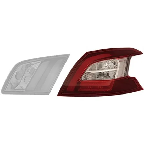 Lampa stop spate dreapta PEUGEOT 308 2 2013->2021 perioada 2013 2014 2015 2016 2017 2018 2019 2020 2021 pana la an de fabricatie 2017, semnal transparent, exterior, cu bec LED
