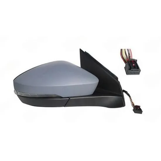 Oglinda VW T-CROSS 2018-> Oglinda exterioara electrica cu incalzire pentru vopsit (cu semnal) (8 PIN) DREAPTA Perioada 2019 2020 2021 2022 2023