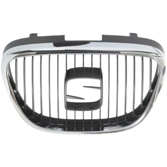 Grila radiator SEAT LEON 2005->2012 perioada 2006 2007 2008 2009 2010 2011 2012 pana la an de fabricatie 04/2009, cromat