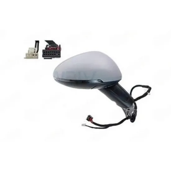 Oglinda PORSCHE MACAN 2014-> Oglinda exterioara (complet) electrica cu incalzire pentru vopsit cu rabatare electrica si memorie (cu semnal) (Heliomata) DREAPTA Perioada 2014 2015 2016 2017 2018 2019