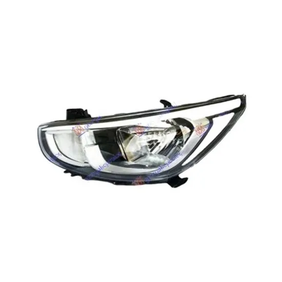 Far stanga HYUNDAI ACCENT 4 SEDAN 2010->2016 perioada 2010 2011 2012 2013 2014 2015 2016 2017 cu motor electric, cu bec H4, cu bec PY21W, cu bec W5W