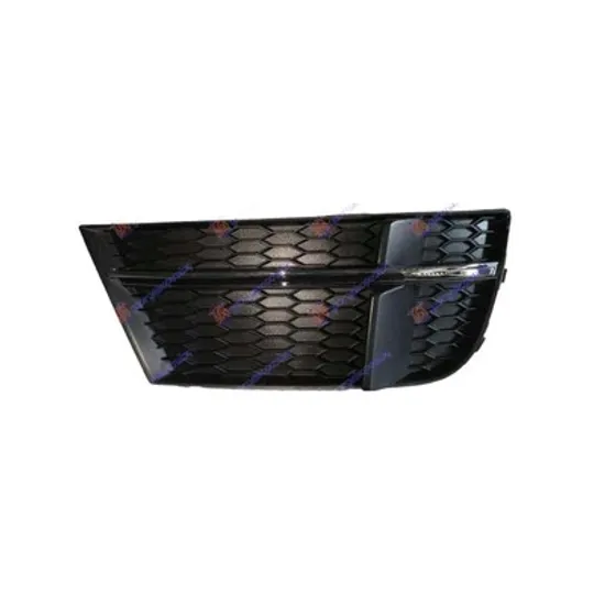 Grila Bara AUDI A3 Sportback 8VA, 8VF 2012->2020 Grila bara fata cu bandou cromat (S-LINE/S3) dreapta Perioada 2016 2017 2018 2019 2020