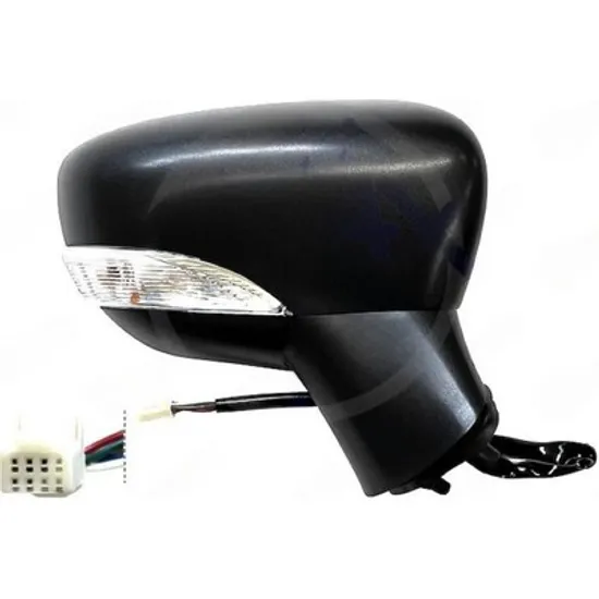 Oglinda NISSAN MICRA 5 2016-> Oglinda exterioara electrica cu incalzire negru (cu semnal) (7 PIN) DREAPTA Perioada 2016 2017 2018 2019 2020 2021