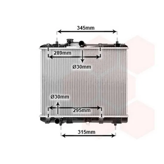 Radiator Motor OPEL AGILA B 2008->2015 Radiator apa pentru CV manuala Perioada 2008 2009 2010 2011 2012 2013 2014