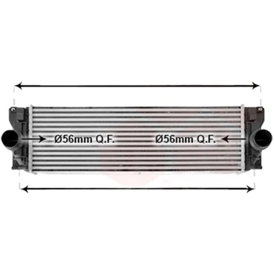 Intercooler MERCEDES SPRINTER 906 2006->2017 pentru 2500 CDI 4x4, 516 CDI 4x4 , perioada 2006 2007 2008 2009 2010 2011