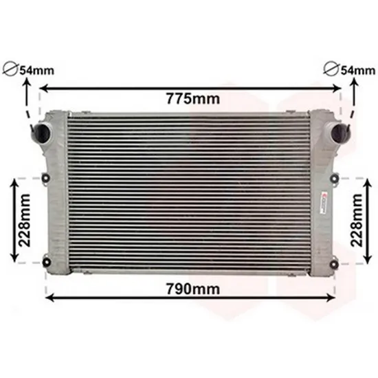Intercooler TOYOTA RAV 4 IV 2012->2018 Radiator intercooler 2.2 D4D 670x414x24 Perioada 2013 2014 2015 2016 2017 2018