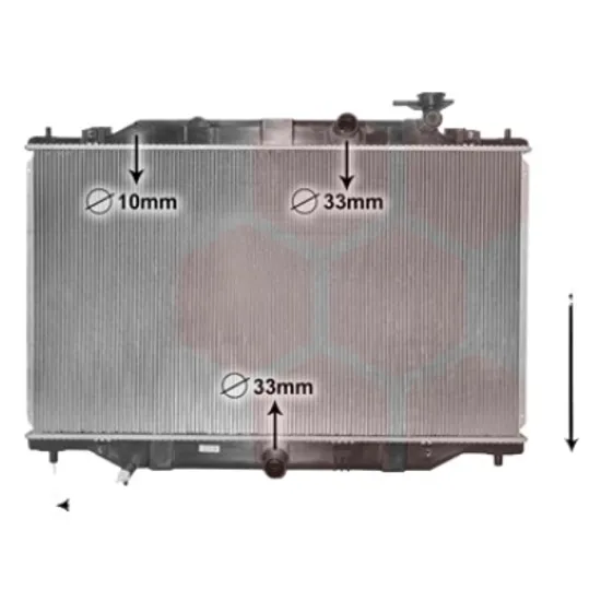 Radiator apa MAZDA CX-5 2011->2017, CX-5 2016-> pentru 2.2 D, perioada 2012 2013 2014 2015 2016 2017 2018 2019 2020 2021 2022