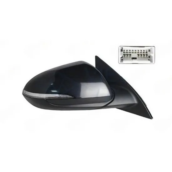Oglinda HYUNDAI i30 2017-> Oglinda exterioara electrica cu incalzire cu rabatare electrica cu memorie pentru vopsit (cu semnal si senzor banda) (14pin) DREAPTA Perioada 2020 2021 2022 2023 2024 2025