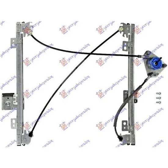 Macara Usa FORD FIESTA 5 JH 2008->2017 Macara geam usa 3 usi electrica fara motor EUROPE stanga Perioada 2008 2009 2010 2011 2012 2013 2014 2015 2016 2017