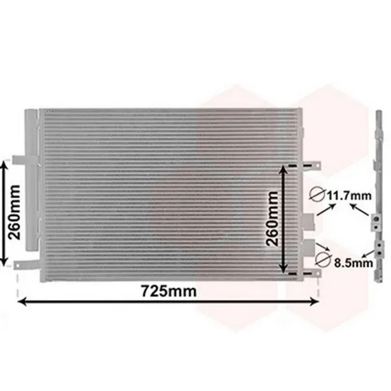 Radiator Aer Conditionat ALFA ROMEO 159 2005->2011 Radiator aer conditionat benzina/ diesel (61.5X42) Perioada 2005 2006 2007 2008 2009 2010 2011