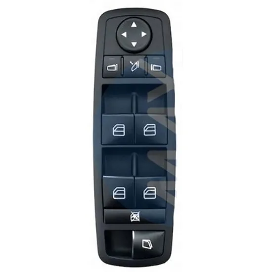 Buton oglinda MERCEDES R-CLASS W251 2005->2017 Panou butoane oglinzi fata cu rabatare electrica (negru) (cu deschidere electrica luneta) (3pin) STANGA Perioada 2006 2007 2008 2009 2010