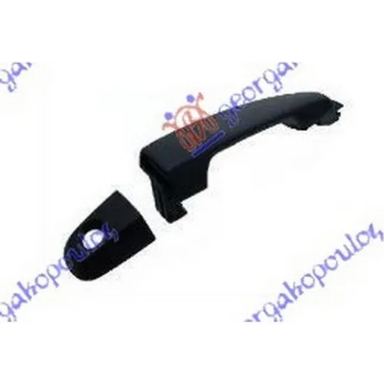 Maner Usa MITSUBISHI L200 2005->2015 Maner usa fata cu panou exterioara neagra Perioada 2005 2006 2007 2008 2009 2010 2011 2012 2013 2014 2015