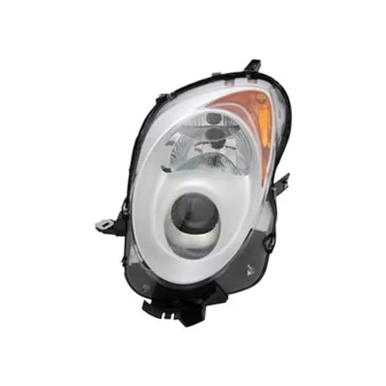 Far stanga ALFA ROMEO MITO 2008->2018 perioada 2009 2010 2011 2012 2013 pana la an de fabricatie 2016, cu motor reglaj, semnal galben, cu reglaj electric, cu bec H7/H7