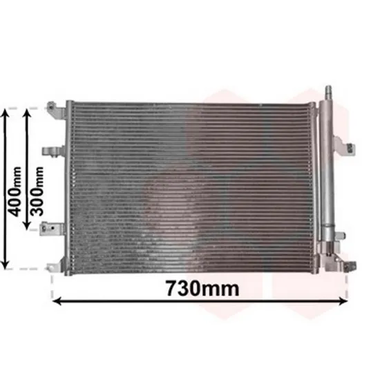 Radiator Aer Conditionat VOLVO V70 2 1999->2008 Radiator aer conditionat benzina/ diesel 59,5x43 Perioada 2000 2001 2002 2003 2004 2005 2006 2007
