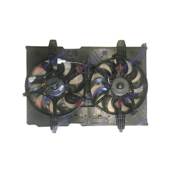 Ventilator Motor NISSAN X-TRAIL T30 2001->2013 Electroventilator complet (dublu) benzina -diesel 2007-> (340/340MM) (4PIN+4PIN) Perioada 2001 2002 2003 2004 2005 2006 2007 2008 2009 2010 2011 2012 2013