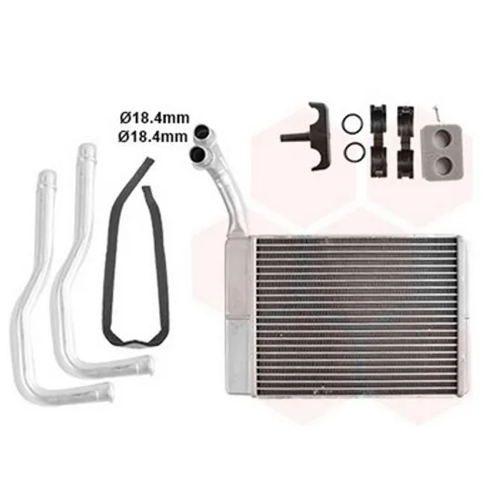Radiator Incalzire PEUGEOT 407 2004->2010 Calorifer (BR) (205x163x32) ->2008 Perioada 2004 2005 2006 2007 2008