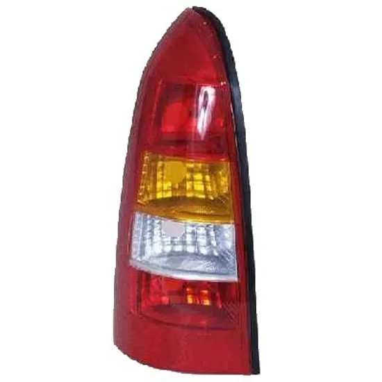 Stop Spate OPEL ASTRA G 1998->2009 Lampa spate stanga, cu lampa ceata, rosu/galben/clar, ptr Break Station Wagon / Caravan Perioada 1998 1999 2000 2001 2002 2003 2004 2005 2006 2007 2008 2009