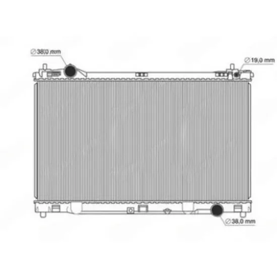 Radiator Motor LEXUS IS 3 2013-> Radiator apa motor 2.0 VVTI benzina automatic (722x400) Perioada 2016 2017 2018 2019 2020 2021