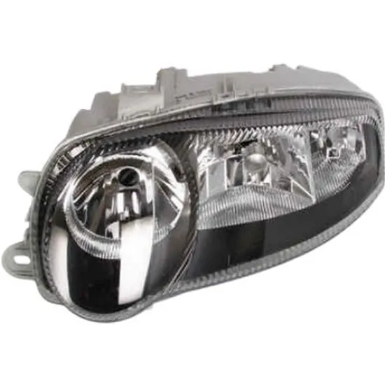 Far stanga ALFA ROMEO 147 2000->2010 perioada 2001 2002 2003 2004 2005 2006 2007 2008 2009 2010 pana la an de fabricatie 02/2005, fara motor reglaj, fumuriu, cu reglaj electric, cu bec H7/H7/H1, pentru GTA