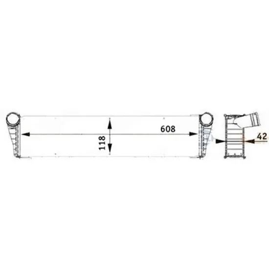Radiator Motor PORSCHE BOXSTER 987 2004->2012 Radiator apa motor 2.9-3.2-3.4 benzina central (610x120x42) (MAHLE BEHR PREMIUM LINE) Perioada 2004 2005 2006 2007 2008 2009 2010 2011 2012