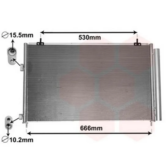 Radiator Aer Conditionat TOYOTA RAV 4 IV 2012->2018 Radiator aer conditionat benzina/ diesel 67x41 Perioada 2013 2014 2015 2016 2017 2018