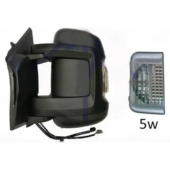 Oglinda PEUGEOT BOXER 2006-> Oglinda exterioara electrica cu incalzire cu rabatare electrica scurt (cu semnal si senzor) STANGA Perioada 2014 2015 2016 2017 2018 2019 2020
