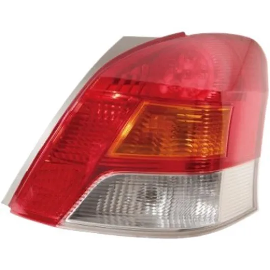 Lampa stop spate dreapta TOYOTA YARIS 2005->2011 perioada 2005 2006 2007 2008 2009 2010 2011 rosu, semnal galben, pana la an de fabricatie 2010, de la an de fabricatie 2009, cu bec LED, cu bec W5W