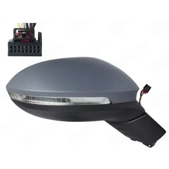 Oglinda VW ID.3 2020-> Oglinda exterioara electrica cu incalzire cu rabatare electrica memorie (cu semnal si lampa podea) (13PIN) DREAPTA Perioada 2020 2021 2022 2023