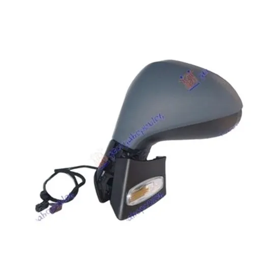 Oglinda PEUGEOT 207 2006->2015 Oglinda exterioara electrica cu incalzire cu rabatare electrica pentru vopsit cu semnal CC stanga, Perioada 2006 2007 2008 2009 2010 2011 2012