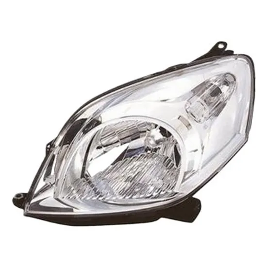 Far stanga PEUGEOT BIPPER 2008-> perioada 2010 2011 2012 2013 2014 2015 cu motor reglaj, semnal transparent, cu reglaj electric, cu bec H4