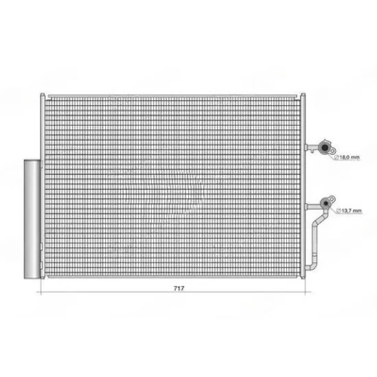 Radiator Aer Conditionat VOLVO XC90 2 2014-> Radiator condensator aer conditionat 2.0 benzina HYBRID (715x464x12) Perioada 2014 2015 2016 2017 2018 2019