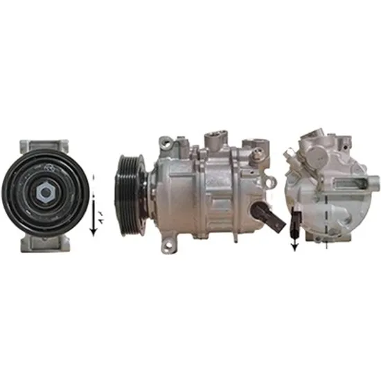 Compresor aer conditionat AUDI A4 Allroad B8 2009->2016 2.0 TFSI quattro 162KW 220CP , pentru motor CPMB perioada 2013 2014 2015 2016