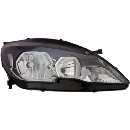 Far dreapta PEUGEOT 308 2 2013->2021 perioada 2013 2014 2015 2016 2017 2018 2019 2020 2021 pana la an de fabricatie 2017, cu motor reglaj, semnal alb, cu reglaj electric, cu bec H7/HB3