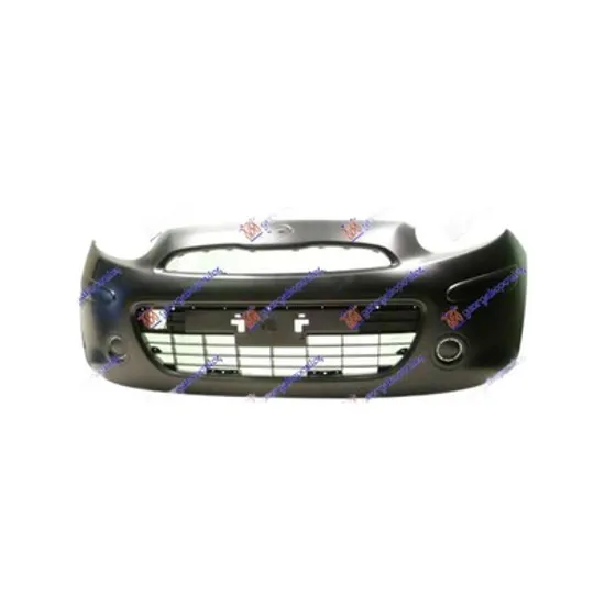 Bara Fata NISSAN MICRA 4 2011->2015 Bara fata cu gauri proiectoare+ si ornament pentru vopsit, 2010->2014 Perioada 2010 2011 2012 2013 2014
