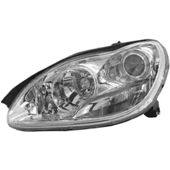 Far stanga MERCEDES S-CLASS W220 1998->2005 perioada 1998 1999 2000 2001 2002 2003 2004 2005 de la an de fabricatie 10/2002, cu motor reglaj, semnal transparent, cu reglaj electric, cu bec H7/H7