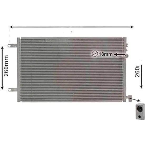 Radiator aer conditionat BMW 4 Coupe F32; F82 2013-> 425 d 160KW 218CP , pentru motor N47 D20 D perioada 2014 2015 2016
