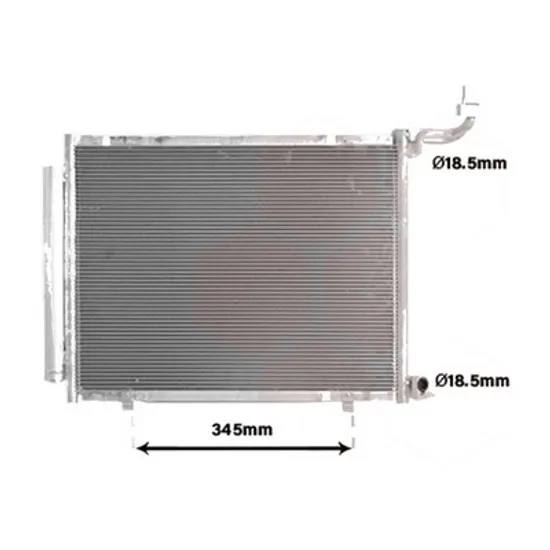 Radiator aer conditionat RENAULT KANGOO 1997->2007, CLIO 2 1998->2012 pentru 1.9 dTi , perioada 1999 2000 2001 2002 2003 2004 2005