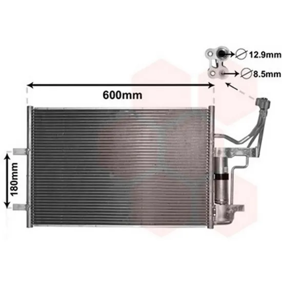 Radiator Aer Conditionat MAZDA 3 BK 2003->2009 Radiator aer conditionat benzina/ diesel (56x38,2x16) ->2009 Perioada 2000 2001 2002 2003 2004 2005 2006 2007 2008 2009