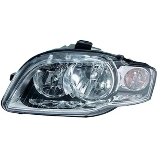 Far stanga AUDI A4 8EC; B7 2004->2008 perioada 2004 2005 2006 2007 2008 de la an de fabricatie 10/2006, cu motor reglaj, semnal alb, cu reglaj electric, cu bec H7/H7