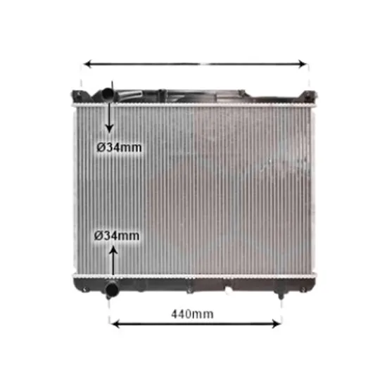 Radiator apa SUZUKI GRAND VITARA 1 1998->2006 pentru 2.0 HDI 110 16V 4x4, perioada 2001 2002 2003 2004 2005